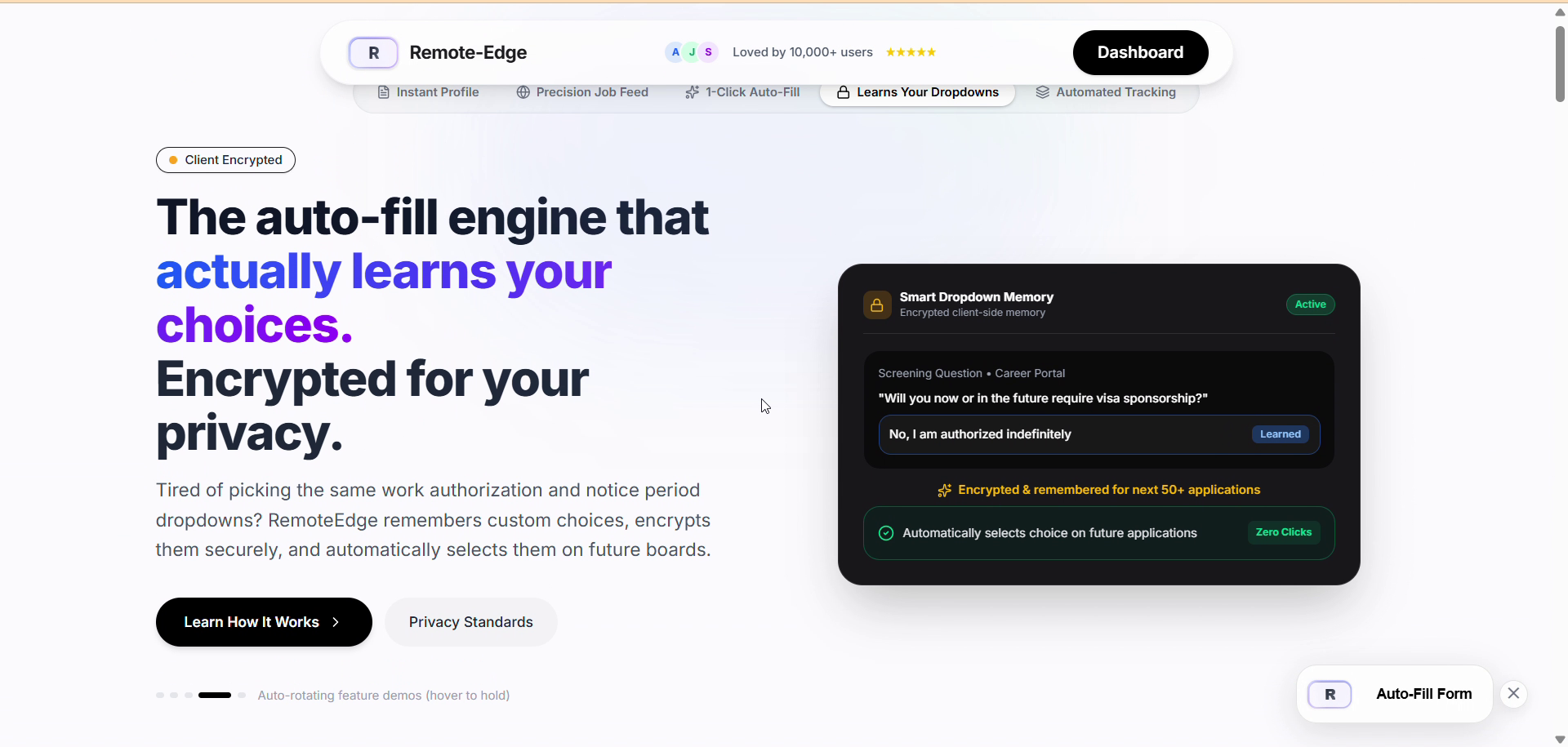 REMOTE EDGE: Making high-volume remote job applications faster without removing candidate control