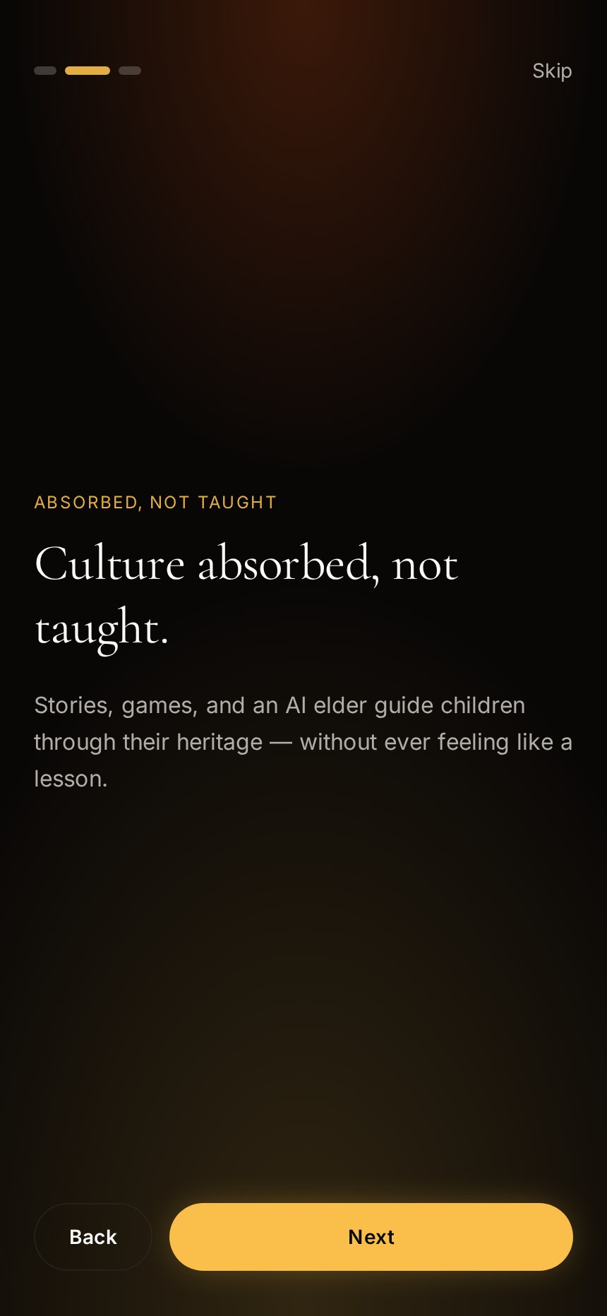 Onboarding: culture absorbed, not taught.